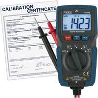 Multim&egrave;tre compact avec mesure de tension sans contact et certificat de calibration, Tension c.a./c.c., Courant c.a./c.c. Pronet Distribution