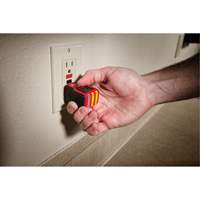 Voltage Detector & GFCI Receptacle Tester Kit, 50 V - 1000 V, Display & Sound Alert Pronet Distribution