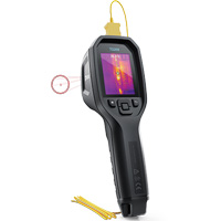 Cam&eacute;ra d'imagerie thermique IR 24:1 avec laser Bullseye et thermocouple de type K, 160 x 120 pixels, -10° - 45°C (14° - 113°F), 70 mK Pronet Distribution