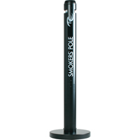 Cendriers Smokers' Pole, Sur pied, Aluminium, Hauteur 41" Pronet Distribution