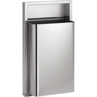 Waste Receptacles, Stainless Steel, 12 US gal. Pronet Distribution