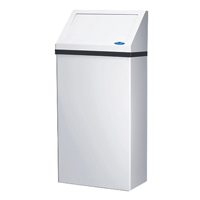 Poubelle murale, Acier, 13,2 gal. US Pronet Distribution
