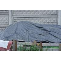 Tarp, Light Industrial Duty, Black, 6' x 8' x 8 mils Pronet Distribution