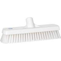 Deck & Wall Scrub Brush, Stiff Bristles, 12", Polyester, White Pronet Distribution