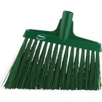 T&ecirc;te de balai oblique, Crins Extra-ferme, 12", Polyester, Vert Pronet Distribution