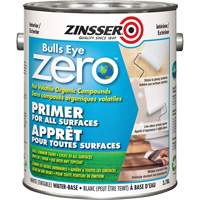 Bulls Eye Zero Low VOC Primer, 3.78 L, Gallon, Tintable White Pronet Distribution