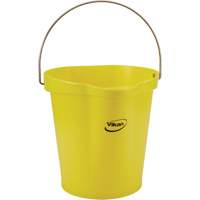 Food Hygiene Bucket, Yellow, 3 US gal. Pronet Distribution