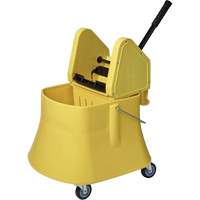 Champ Bucket & Wringer Combo, Down Press, 10 US Gal.(40 Quart), Yellow Pronet Distribution