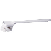 Long Handle Pot Brush, 20" L, Polypropylene Bristles, White Pronet Distribution