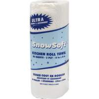 Snow Soft Premium Kitchen Towels, 2 Ply, 85 Sheets/Roll, 8" W, 11" L Pronet Distribution