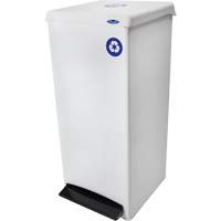 Poubelle &agrave; commande au pied, Acier, 25 gal. US Pronet Distribution
