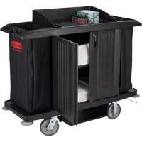 Executive Full-Size Housekeeping Cart with Doors Pronet Distribution
