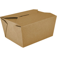 Kraft Take Out Food Containers, Corrugated, Rectangular Pronet Distribution
