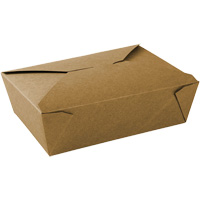 Kraft Take Out Food Containers, Corrugated, Rectangular Pronet Distribution