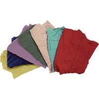 Recycled Material Wiping Rags, Fleece, Mix Colours, 25 lbs. Pronet Distribution