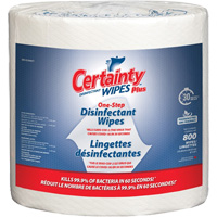 Plus Disinfectant Wipes, 7-9/10" x 5-9/10", 800 Count Pronet Distribution