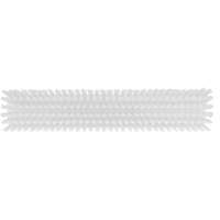 Push Broom Head, Fine/Stiff Bristles, 16-1/2", Polyester/Polypropylene, White Pronet Distribution