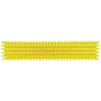 Push Broom Head, Fine/Stiff Bristles, 16-1/2", Polyester/Polypropylene, Yellow Pronet Distribution