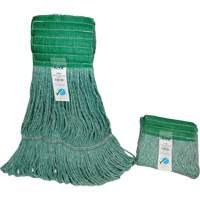 Wide-Band Mop Head, Antimicrobial/Floor Finishing/Specialty, Cotton/Rayon/Synthetic, Loop Style Pronet Distribution