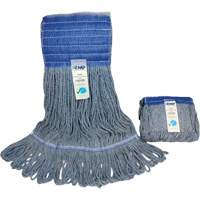 Wide-Band Mop Head, Antimicrobial/Floor Finishing/Specialty, Cotton/Rayon/Synthetic, Loop Style Pronet Distribution