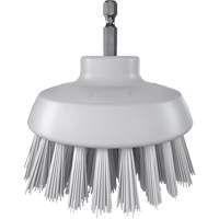 Brosse ronde HyDrive pour perceuse, Soies Tr&egrave;s ferme, Longueur de 3-1/10", Blanc Pronet Distribution