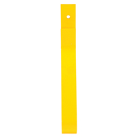 Rail Post, Steel, 10-3/4" L x 24" H, Yellow Pronet Distribution