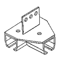 Support de montage sur poutre pour murs-rideaux Pronet Distribution