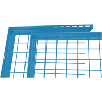 Composantes pour partitions & cloisons grillag&eacute;es - Panneaux Compl&eacute;mentaires R&eacute;glables Pronet Distribution
