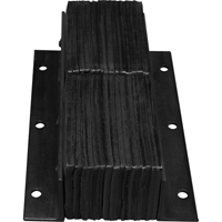 Laminated Dock Bumpers, Vertical, Rubber, 11" W x 9" D x 24" H Pronet Distribution