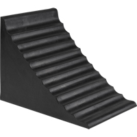 Wheel Chock, 9-7/8" x 7-1/8" x 7-1/2", Black Pronet Distribution