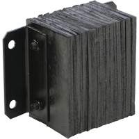 Laminated Dock Bumper, Horizontal, Rubber, 12" W x 6" D x 10" H Pronet Distribution