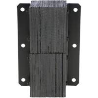 Laminated Dock Bumper, Vertical, Rubber, 13-1/4" W x 4-1/2" D x 20" H Pronet Distribution