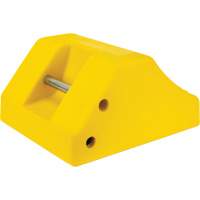 Cale de roue robustes, Ur&eacute;thane, Jaune, 15-1/2" la x 17-7/10" p x 10" h Pronet Distribution