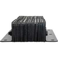 Laminated Dock Bumpers, Vertical, Rubber, 11" W x 4" D x 24" H Pronet Distribution