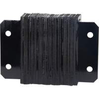 Laminated Dock Bumpers, Horizontal, Rubber, 12" W x 4" D x 10" H Pronet Distribution