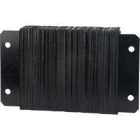 Laminated Dock Bumpers, Horizontal, Rubber, 18" W x 4" D x 12" H Pronet Distribution