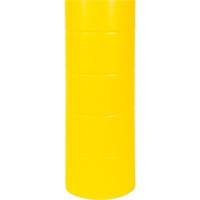 Capuchon en poly&eacute;thyl&egrave;ne pour borne de protection, 6-5/8" dia. x 60" l, Rouge/Jaune Pronet Distribution