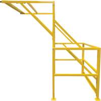 Barri&egrave;re de s&eacute;curit&eacute; pour mezzanine, 70" lo x 77" ha, 78" &eacute;lev&eacute;e, Jaune Pronet Distribution