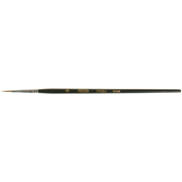 Artist Paint Brush, 1/16" Brush Width, Red Sable, Wood Handle Pronet Distribution