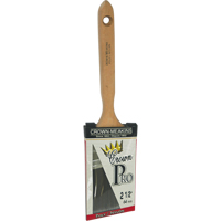 Pinceau angulaire Pro, Poly/nylon, Manche Bois, Largeur de 2-1/2" Pronet Distribution