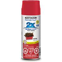 Painter's Touch&reg; Ultra Cover Paint, Apple Red, Satin, Aerosol Can Pronet Distribution