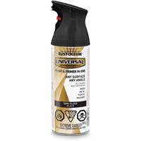 Universal&reg; Enamel Paint & Primer In One, Black, Semi-Gloss, Aerosol Can Pronet Distribution