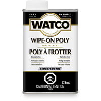 Watco&reg; Wipe-on Poly Stain, 473 ml, Clear, Gloss Pronet Distribution