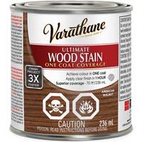 Varathane&reg; Ultimate Wood Stain, 236 ml, American Walnut Pronet Distribution