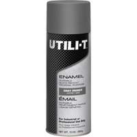 UTILI-T General Purpose Enamel Spray Paint, Grey Primer, 10 oz./283 g, Aerosol Can Pronet Distribution