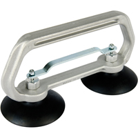 Vacuum Cups - Heavy-Duty Double Cup, 50 lbs. Capacity, 4", Pull-bar, 10" Handle Length Pronet Distribution