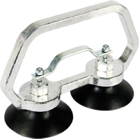 Vacuum Cups - Heavy-Duty Double Cup, 30 lbs. Capacity, 3", Pull-bar, 7" Handle Length Pronet Distribution