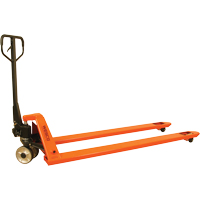 Long Fork Pallet Truck, 70" L x 27" W, 4400 lbs. Capacity Pronet Distribution