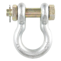 Bolt Type Anchor Shackle, 1/4", Bolt Type, Hot Dip Galvanized Pronet Distribution