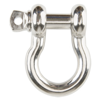 Screw Pin Anchor Shackle, 3/16", Screw Pin, Stainless Steel Pronet Distribution